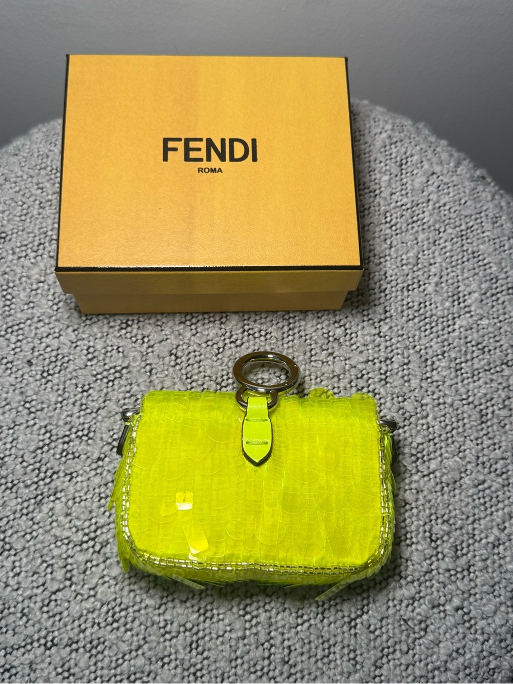 Fendi Sequin Nano Baguette Bag / Bag Charm - Picture 4 of 4